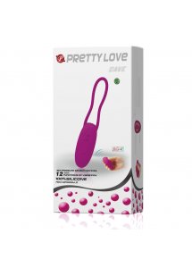 PRETTY LOVE - JAJECZKO STYMULUJĄCE Z PILOTEM FIOLETOWE DAVE