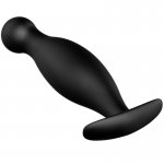 PRETTY LOVE - SILIKONOWE DILDO ANALNE 11.7 CM CZARNE