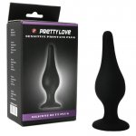 PRETTY LOVE - SILIKONOWY KOREK ANALNY CZARNY 14 CM
