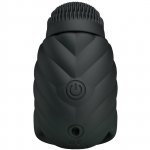 PRETTY LOVE - SILIKONOWY OBROTOWY PIERŚCIEŃ NA PENISA CZARNY