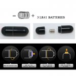 PRETTY LOVE - SILIKONOWY PODWÓJNY PIERŚCIEŃ NA PENISA Z WIBRACJAMI CZARNY