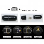 PRETTY LOVE - SILIKONOWY PIERŚCIEŃ NA PENISA Z WIBRACJAMI KRÓLICZEK CZARNY