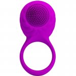 PRETTY LOVE - SILIKONOWY OBROTOWY PIERŚCIEŃ NA PENISA FIOLETOWY