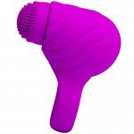 PRETTY LOVE - SILIKONOWY OBROTOWY PIERŚCIEŃ NA PENISA FIOLETOWY