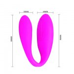 PRETTY LOVE - PODWÓJNY STYMULATOR ŁECHTACZKI FASCINATION