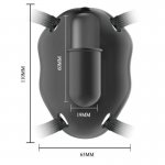 PRETTY LOVE - UPRZĄŻ STRAP-ON Z VIBRO-BULLETEM UNISEX