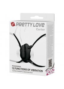 PRETTY LOVE - UPRZĄŻ STRAP-ON Z VIBRO-BULLETEM UNISEX