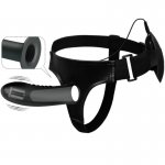 PRETTY LOVE - UPRZĄŻ STRAP-ON Z WIBRATOREM MYRON CZARNY