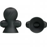 PRETTY LOVE - WIBRUJĄCE PRZYSSAWKI DO SUTKÓW CZARNE