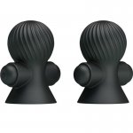 PRETTY LOVE - WIBRUJĄCE PRZYSSAWKI DO SUTKÓW CZARNE