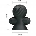 PRETTY LOVE - WIBRUJĄCE PRZYSSAWKI DO SUTKÓW CZARNE