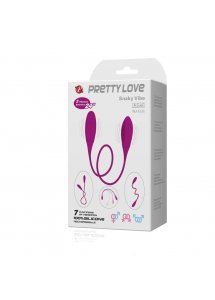 PRETTY LOVE - ELASTYCZNY WIBRATOR Z DWOMA KOŃCÓWKAMI