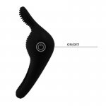 PRETTY LOVE - WIBRACYJNY PIERŚCIEŃ NA PENISA CZARNY