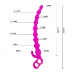 PRETTY LOVE - SILIKONOWE KORALIKI ANALNE FIOLETOWE