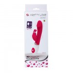PRETTY LOVE - WIBRATOR ZE STYMULACJĄ ŁECHTACZKI I FUNKCJĄ GŁOSU GENE