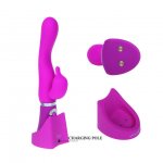 PRETTY LOVE - WIBRATOR Z KRÓLICZKIEM STYMULUJĄCYM ŁECHTACZKĘ TOOD