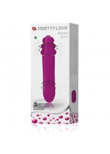 PRETTY LOVE - WIBRATOR Z JĘZYCZKAMI I FUNKCJĄ ROTACJI ARON