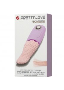 PRETTY LOVE - WIBRATOR JĘZYCZEK Z FUNKCJĄ ROTACJI I WIBRACJI