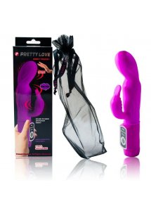 PRETTY LOVE - WIBRATOR ZE STYMULACJĄ ŁECHTACZKI BODY TOUCH