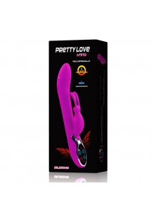 PRETTY LOVE - WIBRATOR ZE STYMULACJĄ ŁECHTACZKI KRÓLICZEK HTO