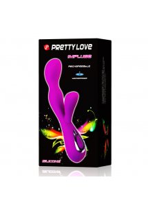PRETTY LOVE - WIBRATOR ZE STYMULACJĄ ŁECHTACZKI IMPLUSE
