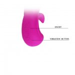PRETTY LOVE - WIBRATOR ZE STYMULACJĄ ŁECHTACZKI I KROCZA STAMEN