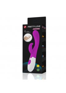 PRETTY LOVE - WIBRATOR Z PODWÓJNĄ STYMULACJĄ ŁECHTACZKI ARTUR