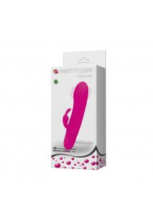 PRETTY LOVE - WIBRATOR ZE STYMULACJĄ POCHWY I ŁECHTACZKI CAESAR