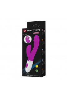 PRETTY LOVE - WIBRATOR ZE STYMULACJĄ POCHWY I ŁECHTACZKI ANDRE