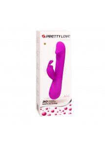 PRETTY LOVE - WIBRATOR ZE STYMULACJĄ POCHWY I ŁECHTACZKI CLEMENT