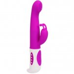 PRETTY LOVE - WIBRATOR KRÓLICZEK STYMULACJA PUNKTU-G I ŁECHTACZKI HUGH
