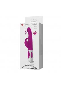 PRETTY LOVE - WIBRATOR KRÓLICZEK STYMULACJA PUNKTU-G I ŁECHTACZKI HUGH
