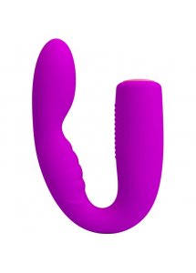 PRETTY LOVE - ELASTYCZNY WIBRATOR KSZTAŁT LITERY C STYMULUJĄCY PUNKT-G