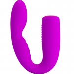 PRETTY LOVE - ELASTYCZNY WIBRATOR KSZTAŁT LITERY C STYMULUJĄCY PUNKT-G