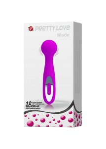 PRETTY LOVE - MASAŻER ŁECHTACZKI 12-TRYBÓW WIBRACJI FIOLETOWY