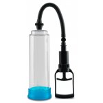 PUMP WORX - PRZEZROCZYSTA POMPKA DO PENISA COCK TRAINER Z 3 WYMIENNYMI MANKIETAMI