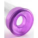 PUMP WORX - PRZEZROCZYSTA POMPKA DO PENISA COCK TRAINER Z 3 WYMIENNYMI MANKIETAMI