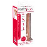 REALISTIXXX - NATURALNE DILDO Z ŻYŁAMI ŻOŁĘDZIEM I JĄDRAMI 17,8CM