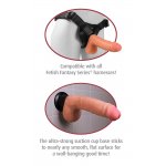 REAL FEEL DELUXE - NATURALNY WIBRATOR Z ŻYŁAMI I ŻOŁĘDZIEM 24CM