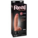 REAL FEEL DELUXE - NATURALNY WIBRATOR Z ŻYŁAMI I ŻOŁĘDZIEM 20CM