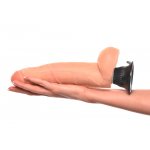 REAL FEEL DELUXE - NATURALNY WIBRATOR Z ŻYŁAMI I ŻOŁĘDZIEM 23CM