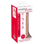  REALISTIXXX - NATURALNE DILDO Z ŻYŁAMI ŻOŁĘDZIEM I JĄDRAMI 19.5CM