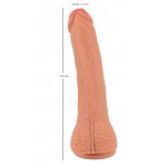 REALISTIXXX - NATURALNE DILDO Z ŻYŁAMI ŻOŁĘDZIEM I JĄDRAMI 24.7CM