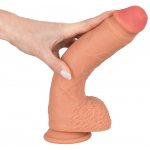 REALISTIXXX - NATURALNE DILDO Z ŻYŁAMI ŻOŁĘDZIEM I JĄDRAMI 24.7CM