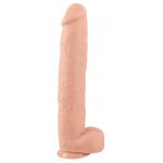 REALISTIXXX - XXXL NATURALNE DILDO Z ŻYŁAMI ŻOŁĘDZIEM I JĄDRAMI 42CM