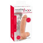 REALISTIXXX - NATURALNY WIBRATOR Z ŻYŁAMI ŻOŁĘDZIEM I JĄDRAMI 21CM