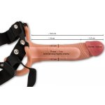 REALISTIXXX - UPRZĄŻ STRAP-ON Z NATURALNYM DILDO 19,5CM