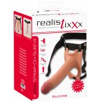 REALISTIXXX - UPRZĄŻ STRAP-ON Z NATURALNYM DILDO 19,5CM