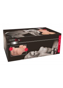 REALISTIXXX - REALISTYCZNY MASTURBATOR Z ROZŁOŻONYMI NOGAMI BIUSTEM I OTWORAMI