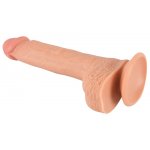 REALISTIXXX - XL NATURALNE DILDO Z ŻYŁAMI ŻOŁĘDZIEM I JĄDRAMI 21.7CM